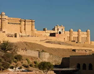 India Collection: The Amber Fort, Jaipur, Rajasthan, India, Asia
