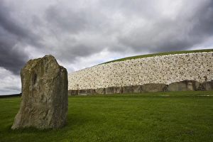 Ancient Burial Mound, Newgrange, UNESCO World Heritage Site, County Meath Ancient Burial Mound, Newgrange, UNESCO World Heritage Site, County Meath