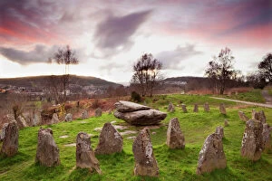 Images Dated 17th March 2012: Ancient Gorsedd Stones, Pontypridd, Rhondda, South Wales, Wales, United Kingdom, Europe