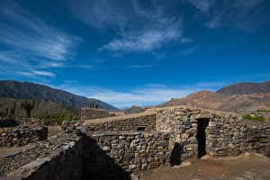 One of the ancient pre-Inca houses at Pucara de Tilcara, Jujuy Province, Argentina One of the ancient pre-Inca houses at Pucara de Tilcara, Jujuy Province, Argentina