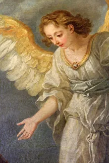 Detail of an angel, part of the Miraculous Healing of St Detail of an angel, part of the Miraculous Healing of St