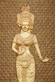 Deity Collection: Apsara, Phnom Penh, Cambodia, Indochina, Southeast Asia, Asia