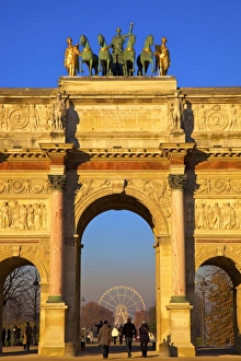 Arc de Triomphe du Carrousel, Paris, France, Europe Arc de Triomphe du Carrousel, Paris, France, Europe