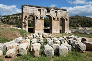 Eurasia Gallery: Arch of Mettius Modestus, Patara, near Kalkan, Lycia, Antalya Province, Mediterranean Coast