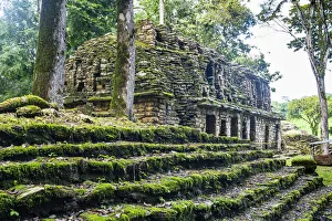 Archaeological Maya site of Yaxchilan in the jungle of Chiapas, Mexico, North America Archaeological Maya site of Yaxchilan in the jungle of Chiapas, Mexico, North America