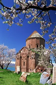 Religious Gallery: The Armenian church of the Holy Cross on Akdamar Island in Lake Van