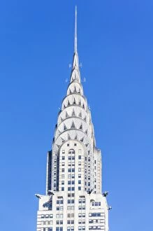 Images Dated 31st May 2017: The art deco, stainless steel clad, Chrysler building, Manhattan, New York City