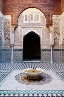 Doors Gallery: Attarine Madrasah, Fez, UNESCO World Heritage Site, Morocco, North Africa, Africa