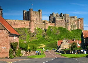 Castles Gallery: Bamburgh Castle, Northumberland, England, United Kingdom, Europe