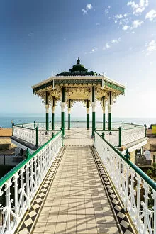 Bandstand at Brighton Beach Seafront, Brighton, East Sussex, England, United Kingdom