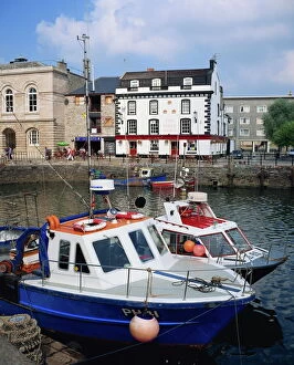 Boats Gallery: The Barbican, Plymouth, south Devon, Devon, England, United Kingdom, Europe