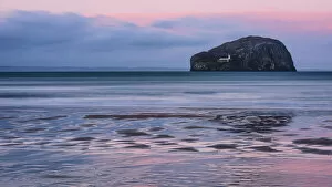 Related Images Collection: Bass Rock at sunset, Scotland, United Kingdom, Europe