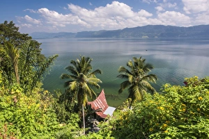 Batak Houses at Lake Toba (Danau Toba), the largest volcanic lake in the world, North Sumatra Batak Houses at Lake Toba (Danau Toba), the largest volcanic lake in the world, North Sumatra