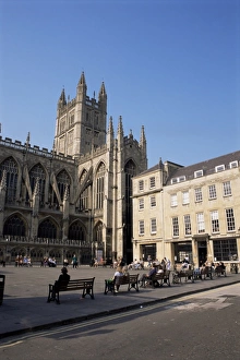 Bath Gallery: Bath Abbey, Bath, UNESCO World Heritage Site, Avon, England, United Kingdom, Europe