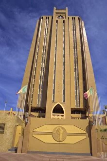 BCEAO Tower, Bamako, Mali, West Africa, Africa