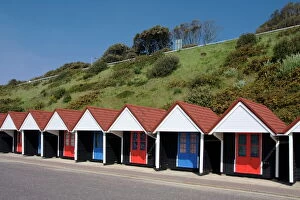 Huts Gallery: Beach huts at Bournemouth, Dorset, England, United Kingdom, Europe