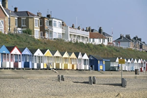 Southwold Beach Huts Print