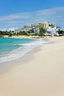 Beach at Maho Bay, St. Martin (St. Maarten), Leeward Islands, West Indies