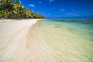 Beach at Titikaveka, Rarotonga, Cook Islands, South Pacific Ocean, Pacific Beach at Titikaveka, Rarotonga, Cook Islands, South Pacific Ocean, Pacific