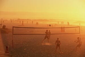 Cape Town Collection: Beach volleyball game