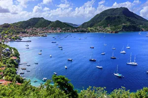 Beautiful Les Saintes Bay from Fort Napoleon, Bourg des Saintes, Terre de Haut Beautiful Les Saintes Bay from Fort Napoleon, Bourg des Saintes, Terre de Haut