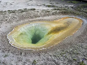 Belgian Pool, in the Norris Geyser Basin area, Yellowstone National Park Belgian Pool, in the Norris Geyser Basin area, Yellowstone National Park
