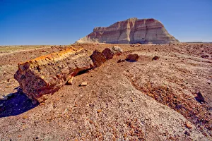 A Bentonite formation in Petrified Forest National Park near Crystal Forest called A Bentonite formation in Petrified Forest National Park near Crystal Forest called