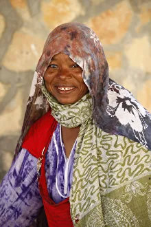 Berber woman in Toujane village, Tunisia, North Africa, Africa Berber woman in Toujane village, Tunisia, North Africa, Africa