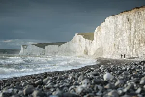 Birling Gap and the Seven Sisters chalk cliffs, East Sussex, South Downs National Park Birling Gap and the Seven Sisters chalk cliffs, East Sussex, South Downs National Park