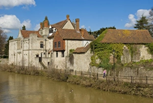Prints of Bishops palace, Maidstone, Kent, England, United Kingdom, Europe Palace Prints: Print of Bishops Palace, Maidstone