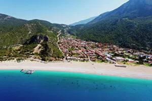 Images Dated 16th April 2015: Blue Lagoon and Belcekiz beach, Oludeniz near Fethiye, Aegean Turquoise coast, Mediterranean region