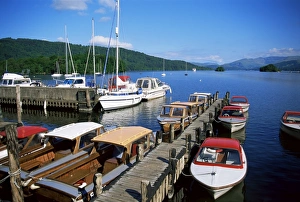 Boats on Lake Windermere, Bowness on Windermere, Lake District National Park Boats on Lake Windermere, Bowness on Windermere, Lake District National Park