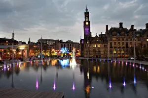 Bradford City Park and Garden of Light Display in Centenary Square, Bradford Bradford City Park and Garden of Light Display in Centenary Square, Bradford