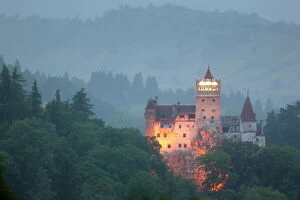 Fortress Gallery: Bran castle (Dracula castle), Bran, Transylvania, Romania, Europe