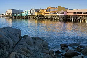 Images Dated 24th June 2011: Breakwater Cove and Fishermans Wharf, Monterey, California, United States of America