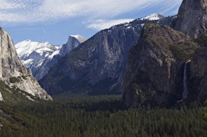 Bridalveil Falls Print: Yosemite Valley Landscape