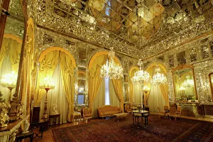 Curtain Gallery: Brilliant Hall, Golestan Palace, UNESCO World Heritage Site, Tehran, Islamic Republic