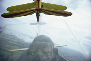 Prints of British Aerobatics Champion Neil Williams in Stampe, Redhill, Surrey, England, United Kingdom, Europe Aviation Prints: British Aerobatics Champion Neil Williams Print in Stampe, Redhill
