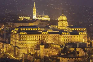 Buda Castle, the historic seat of the Hungarian kings in Budapest, dating from the Buda Castle, the historic seat of the Hungarian kings in Budapest, dating from the