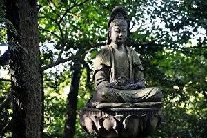 Stereotypically Asian Gallery: Buddha in the Sankeien Garden, Yokohama, Tokyo, Japan, Asia