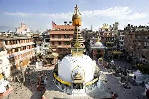 Kathmandu Gallery: Buddhist Stupa in the old part of Kathmandu near Durbar Square, Kathmandu, Nepal, Asia