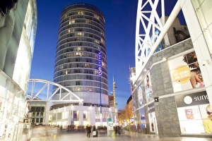 Prints of Bullring Shopping Centre at Christmas, City Centre, Birmingham, West Midlands, England, United Kingdom, Europe Birmingham Prints: Bullring Shopping Centre Christmas Print, Birmingham