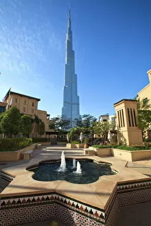 Central Business District Collection: Burj Khalifa, the tallest man made structure in the world at 828 metres