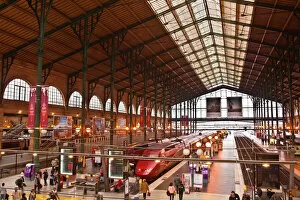 Related Images Gallery: A busy Gare du Nord station in Paris, France, Europe