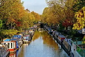 Images Dated 14th November 2013: Canal boats, Little Venice, London W9, England, United Kingdom, Europe
