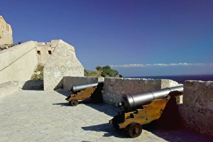 Cannons on Ibiza old centre (Alta Vila) (Dalt Vila) (Upper Town) Cannons on Ibiza old centre (Alta Vila) (Dalt Vila) (Upper Town)