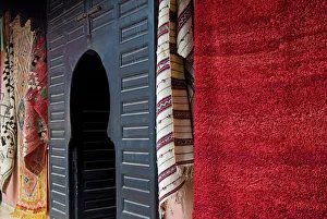 Africa Gallery: Carpets for sale in the souk, Marrakech (Marrakesh), Morocco, North Africa, Africa