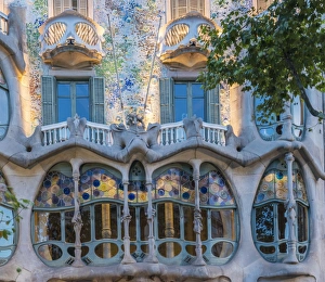 Casa Batllo, UNESCO World Heritage Site, Barcelona, Catalonia, Spain, Europe Casa Batllo, UNESCO World Heritage Site, Barcelona, Catalonia, Spain, Europe