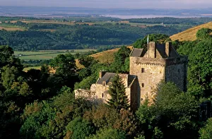 Castle Prints: Castle Campbell Print, 15th-century Scottish Castle