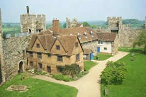Castle Framlingham Print, Suffolk England UK Europe